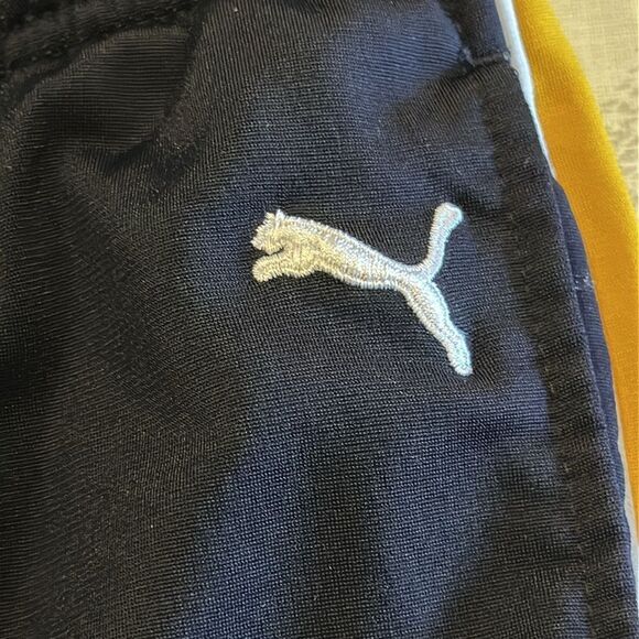 Puma Women’s Wide Leg Black & Gold Athletic Pants - Size M - Picture 3 of 6